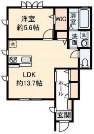 メゾンねむの木の物件間取画像